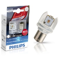 Автолампа галогенная PHILIPS P21/5W X-TREMEVISION LED 12V 5/1W (2шт.)